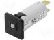 Jistič  240VAC  48VDC  6A  SPST  Póly  1  na panel,SNAP-IN  Ø16mm