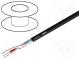Vodič  DMX  Žíla  lanko  1x2x0,14mm2  110Ω  -15÷70°C  Barva  černá