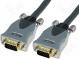 Kabel  D-Sub 15pin HD vidlice,z obou stran  černá  3m
