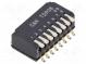 Přepínač  DIP-SWITCH  Počet sekcí  8  OFF-ON  0,025A/25VDC  pol  2