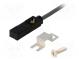 Čidlo  indukční  0÷1,5mm  NPN / NO  Unap  10÷30VDC  100mA  kabel 2m