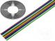 Vodič  plochý kabel  licna  Cu  12x0,12mm2  PVC  300V  50m