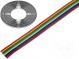Vodič  plochý kabel  licna  Cu  8x0,35mm2  PVC  500V  50m