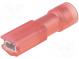 Faston  plochý  2,8mm  0,8mm  zásuvka  0,75÷1,25mm2  krimpovací