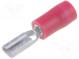 Faston  plochý  2,8mm  0,8mm  zásuvka  0,75÷1,25mm2  krimpovací
