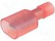 Faston  plochý  6,3mm  0,8mm  kolík  0,75÷1,25mm2  krimpovací