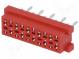 Kabel-pl.spoj  zásuvka  zásuvka  PIN  10  THT  na PCB  30V  1A  přímý