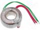 Transformátor  toroidní  10VA  230VAC  19V  0,53A  0,3kg  Ø  57mm