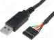 Modul  integrovaný pro kabel  UART,USB  USB A,kolíková zásuvka