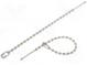 Cable tie  coral,multi use  L  100mm  polyamide  natural  100pcs.