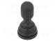 Cap  Mat  neoprene rubber  for toggle switches  Ø27x50mm  black