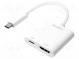 Adaptér  USB 3.1  140mm  Barva  bilá