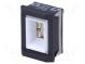 Switch  push-button  Pos  2  SPDT  5A/125VAC  ON-(ON)  200MΩ  UB