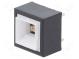 Switch  push-button  Pos  2  DPDT  5A/250VAC  5A/30VDC  ON-(ON)