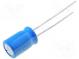 Kondenzátor  elektrolytický  THT  47uF  50VDC  Ø8x11,5mm  ±20%