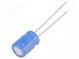 Kondenzátor  elektrolytický  THT  220uF  10VDC  Ø8x11,5mm  ±20%