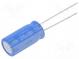 Kondenzátor  elektrolytický  THT  220uF  50VDC  Ø10x20mm  ±20%