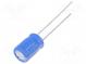 Kondenzátor  elektrolytický  THT  33uF  63VDC  Ø8x11,5mm  ±20%