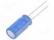 Kondenzátor  elektrolytický  THT  330uF  35VDC  Ø10x20mm  ±20%