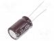 Kondenzátor  elektrolytický  THT  22uF  400VDC  Ø12,5x20mm  ±20%