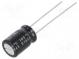 Kondenzátor  elektrolytický  bipolární  THT  100uF  25VDC  Ø8x11mm