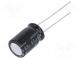 Kondenzátor  elektrolytický  bipolární  THT  47uF  63VDC  Ø10x16mm