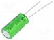 Kondenzátor  elektrolytický  bipolární  THT  470uF  6,3V  Ø10x20mm