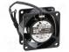 Ventilátor  AC  axiální  230VAC  60x60x30mm  13,76m3/h  27dBA