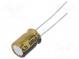 Kondenzátor  elektrolytický  THT  1000uF  6,3VDC  Ø8x11,5mm  ±20%