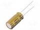 Kondenzátor  elektrolytický  THT  3300uF  6,3VDC  Ø10x20mm  ±20%