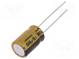 Kondenzátor  elektrolytický  THT  1000uF  16VDC  Ø10x16mm  ±20%