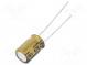 Kondenzátor  elektrolytický  THT  470uF  16VDC  Ø8x11,5mm  ±20%