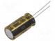 Kondenzátor  elektrolytický  THT  1000uF  50VDC  Ø12,5x25mm  ±20%