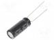Kondenzátor  elektrolytický  THT  470uF  25VDC  Ø8x20mm  ±20%  69mΩ