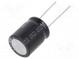 Kondenzátor  elektrolytický  THT  220uF  100VDC  Ø16x20mm  ±20%