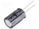 Kondenzátor  elektrolytický  THT  3300uF  6,3VDC  Ø16x25mm  ±20%