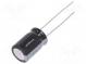 Kondenzátor  elektrolytický  THT  4700uF  6,3VDC  Ø16x31,5mm  ±20%