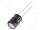 Kondenzátor  elektrolytický  THT  330uF  10VDC  Ø10x12,5mm  ±20%
