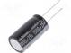 Kondenzátor  elektrolytický  THT  1500uF  25VDC  Ø16x31,5mm  ±20%