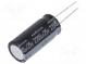 Kondenzátor  elektrolytický  THT  2200uF  25VDC  Ø16x35,5mm  ±20%