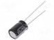 Kondenzátor  elektrolytický  THT  33uF  50VDC  Ø8x11,5mm  ±20%