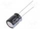 Kondenzátor  elektrolytický  THT  22uF  100VDC  Ø10x12,5mm  ±20%