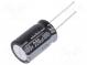 Kondenzátor  elektrolytický  THT  220uF  100VDC  Ø16x25mm  ±20%