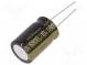 Kondenzátor  elektrolytický  THT  6800uF  10VDC  Ø16x25mm  ±20%