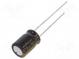 Kondenzátor  elektrolytický  THT  470uF  16VDC  Ø8x11,5mm  ±20%
