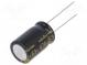 Kondenzátor  elektrolytický  THT  470uF  63VDC  Ø12,5x20mm  ±20%