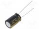 Kondenzátor  elektrolytický  THT  470uF  35VDC  Ø10x16mm  ±20%