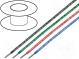 Vodič  lanko  Cu  22AWG  černá  PVC  300V  Třída  5