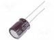 Kondenzátor  elektrolytický  THT  12uF  250VDC  Ø10x12,5mm  ±20%