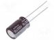 Kondenzátor  elektrolytický  THT  18uF  250VDC  Ø10x16mm  ±20%